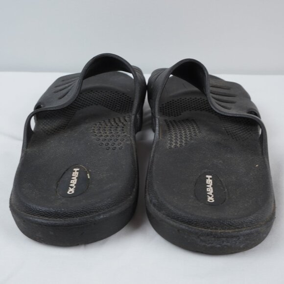 Okabashi Eurosport‎ Unisex Black Sandals Size LL Men's 9/10 Women's 11/12 - Picture 4 of 9
